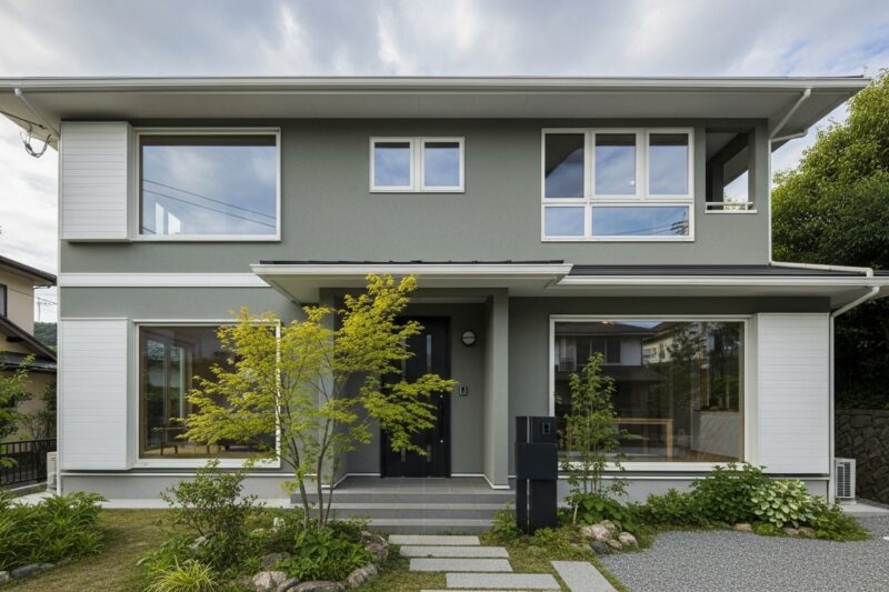 外壁をグリーングレーに！後悔しない秘訣とおしゃれな事例集