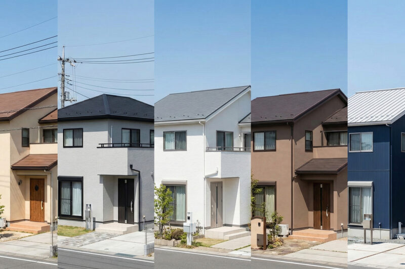 外壁×屋根の色の組み合わせ人気TOP5！失敗しない配色のコツと事例