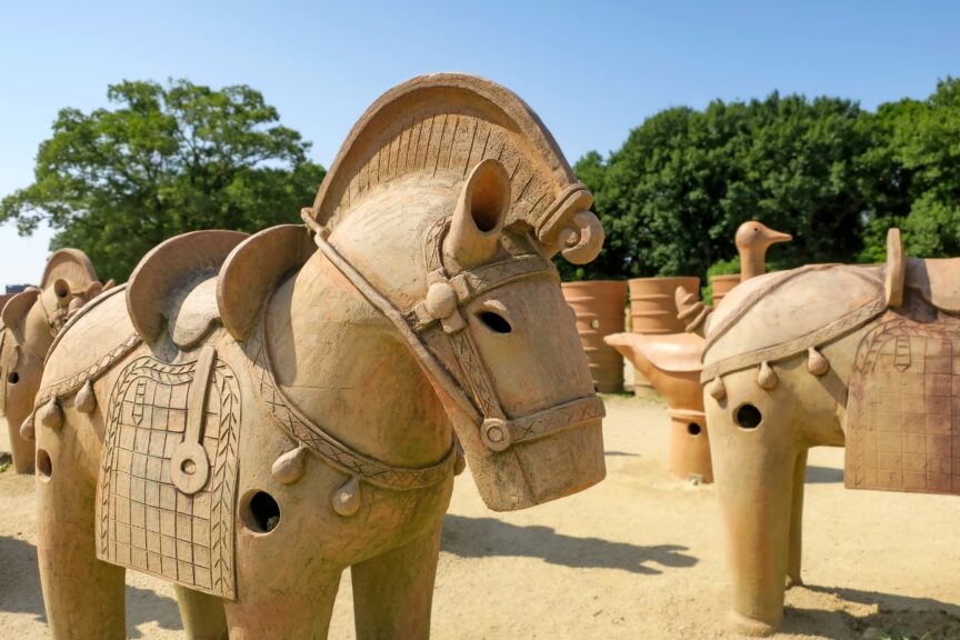 高槻市にある今城塚古墳の画像